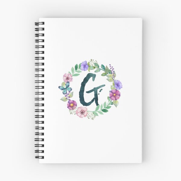 Item preview, Monogram G Floral Spring Bouquet designed and sold by simplymonogram.