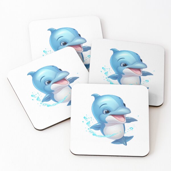 Item preview,  Animated Little Baby Dolphin designed and sold by DigitalPixelize.