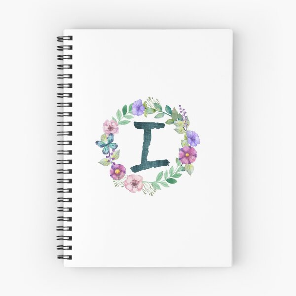 Item preview, Monogram I Floral Spring Bouquet designed and sold by simplymonogram.