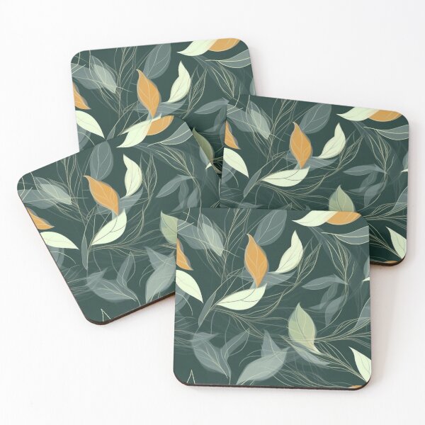 Item preview, Leafy Serenity: A Modern Minimalist Pattern Inspired by Nature in Anne Bachelier Style designed and sold by omizen.