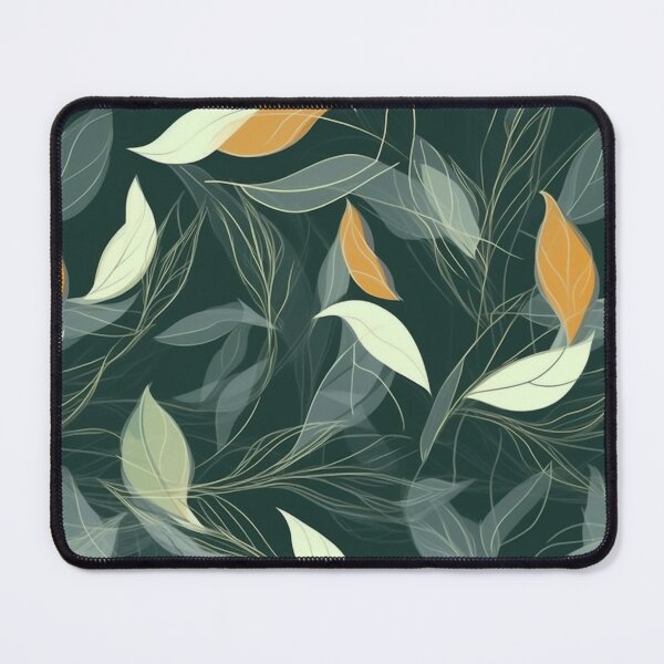Item preview, Leafy Serenity: A Modern Minimalist Pattern Inspired by Nature in Anne Bachelier Style designed and sold by omizen.