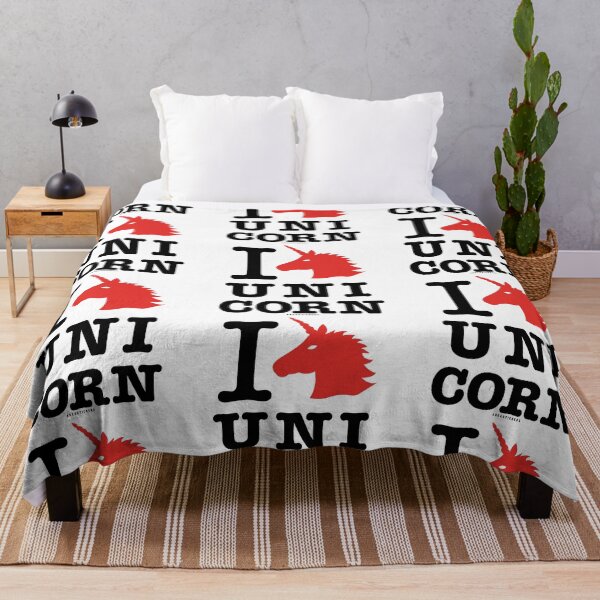Item preview, I Love Unicorn - White designed and sold by AreaStickers.