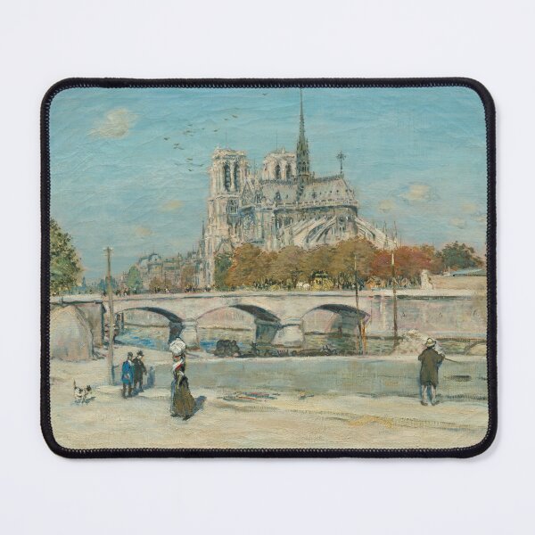 Aperçu de l'œuvre Notre-Dame vue du quai de la Tournelle | Jean-François Raffaelli | 1902 Impressionnisme Art créée et vendue par CJET.