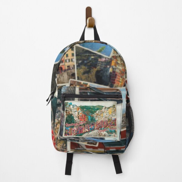 Item preview, Greetings from Riomaggiore Cinque Terre vintage style retro souvenir designed and sold by DeveloperProp0.