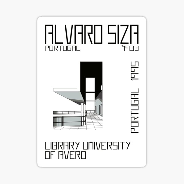 Alvaro Siza 3 - Shadow Sticker