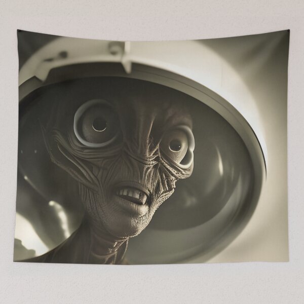 Item preview, Alien in a helmet designed and sold by brandway.