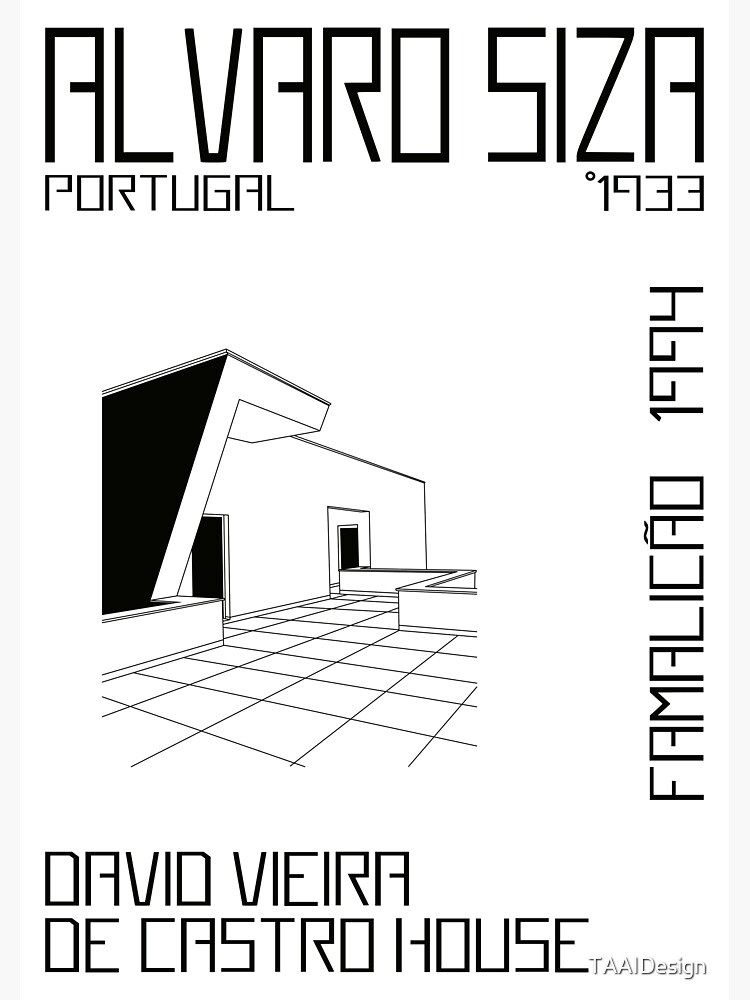 Thumbnail 3 of 3, Sticker, Alvaro Siza 1 - Line designed and sold by TAAIDesign.