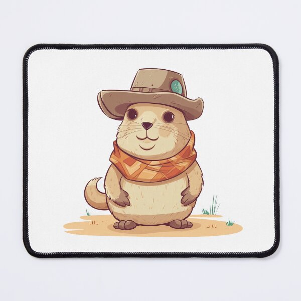 Item preview, Black Tailed Prairie Dog Cowboy designed and sold by arwenlavia.