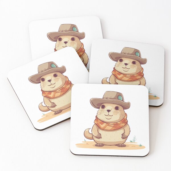 Item preview, Black Tailed Prairie Dog Cowboy designed and sold by arwenlavia.
