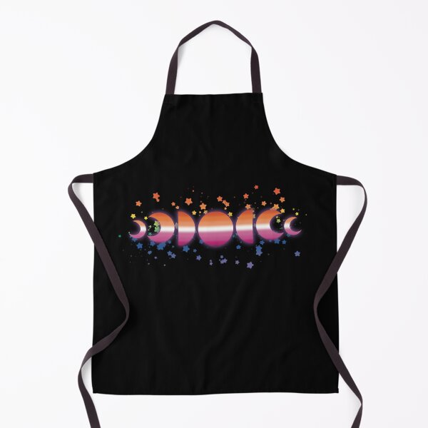 Item preview, Lesbian Pride Moonphases And Stars designed and sold by JMDesignHouse.