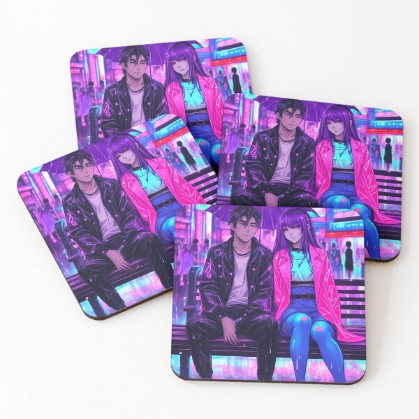 Item preview, Date in neon city designed and sold by megojamal.