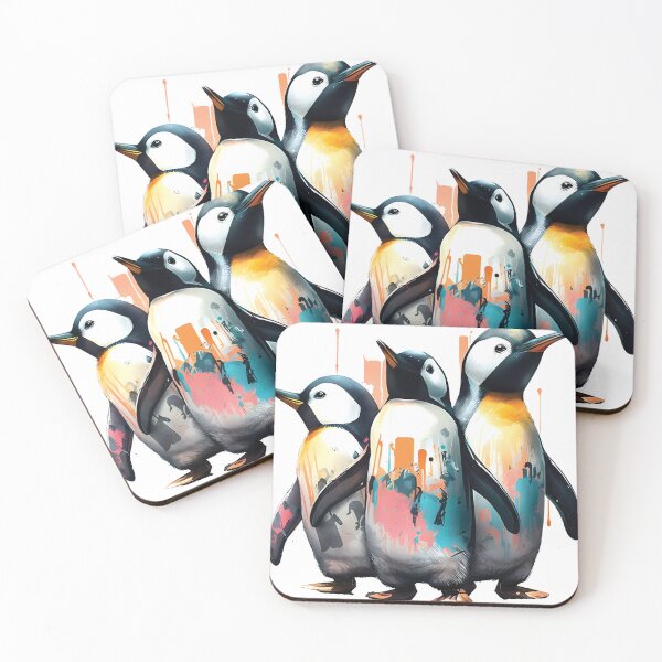 Artikelvorschau, Penguins, Adorable, Unique, Comical Behavior entworfen und verkauft von MVDigitalArt.