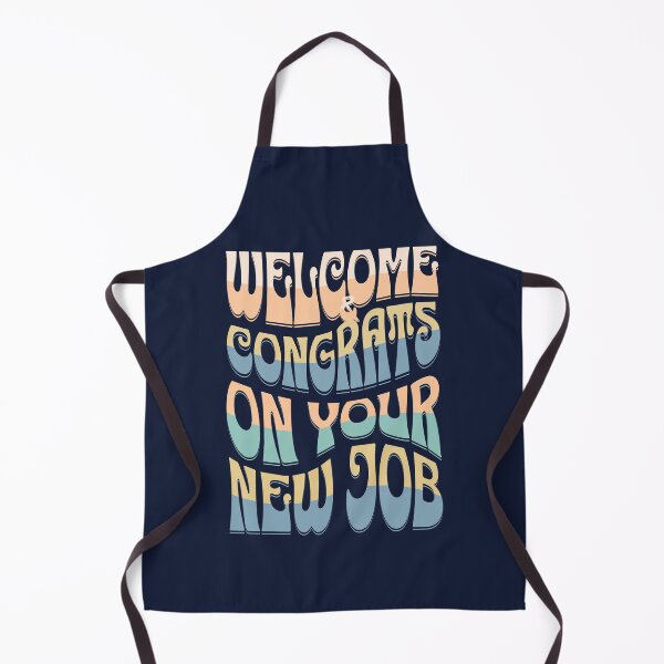 Artikelvorschau, Willkommen und Glückwunsch zu Ihrem neuen Job - Retro Font Design entworfen und verkauft von PositiveIdeas.