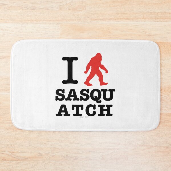 Item preview, I Love Sasquatch - White designed and sold by AreaStickers.