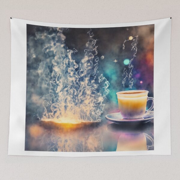Item preview, Enchanting Latte Delights: A Neon Watercolour Journey designed and sold by RedArtG09.