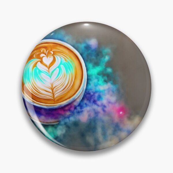 Artikelvorschau, Whimsical Latte Magic: Intricate Designs in Neon Watercolours entworfen und verkauft von RedArtG09.