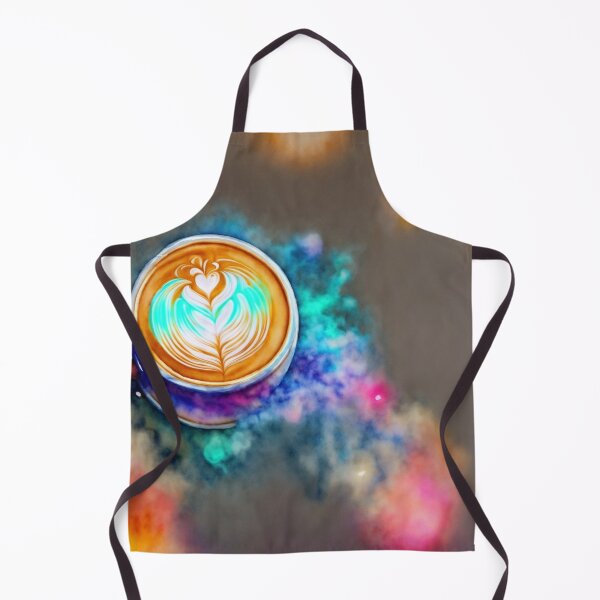 Artikelvorschau, Whimsical Latte Magic: Intricate Designs in Neon Watercolours entworfen und verkauft von RedArtG09.