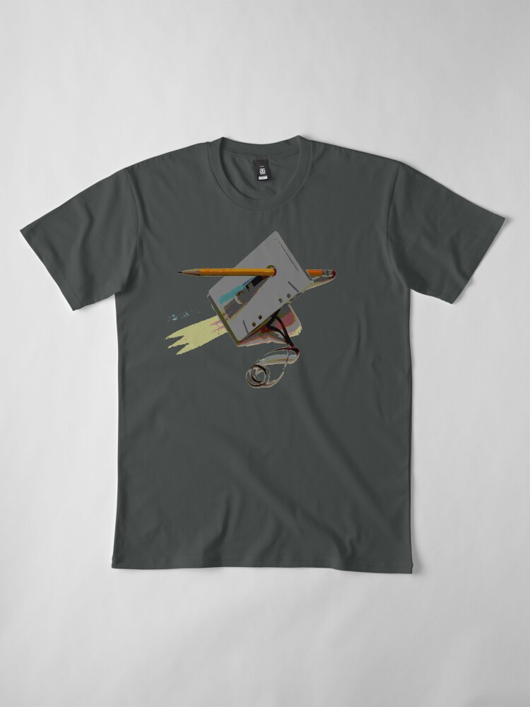 Alternate view of tape and pencil loose tape Premium T-Shirt