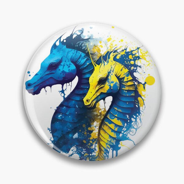 Item preview, Seahorses, Unique Shape designed and sold by MVDigitalArt.
