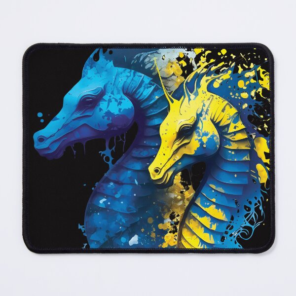 Item preview, Seahorses, Unique Shape designed and sold by MVDigitalArt.