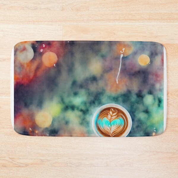 Artikelvorschau, Cozy Cafe Dreams: Neon Watercolour Latte Art at its Finest entworfen und verkauft von RedArtG09.