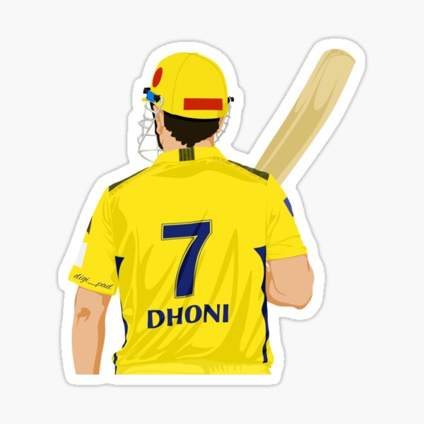 Item preview, MS Dhoni designed and sold by AyushkaAgarwal.