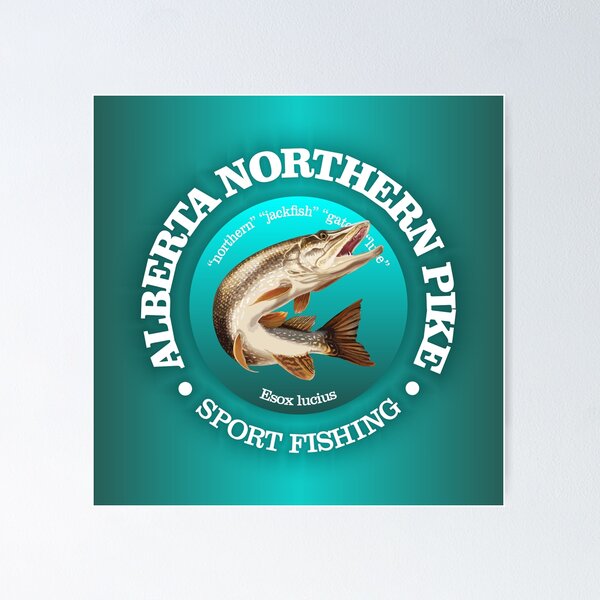 Item preview, Alberta Pike Fishing designed and sold by curranmorgan.