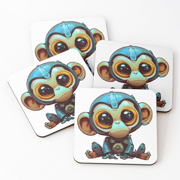 Item preview, Robo-Monkey! designed and sold by kukamatsu.