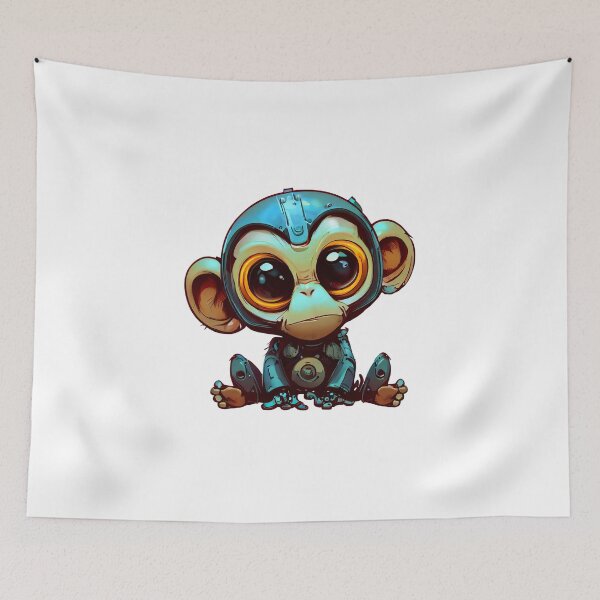 Item preview, Robo-Monkey! designed and sold by kukamatsu.