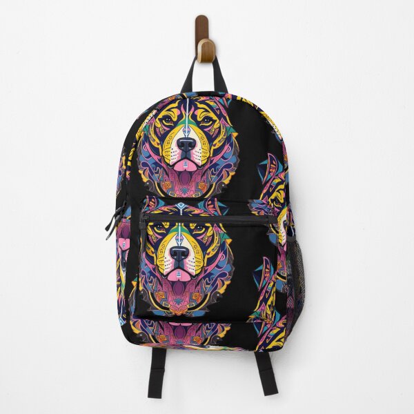 Item preview, Geometric - Colorful - Abstract - Pitbull - Digital Art Design designed and sold by TheHappyK.