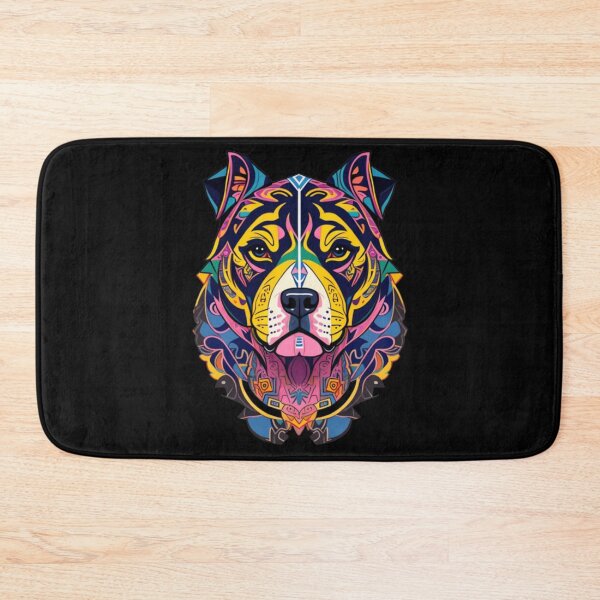 Item preview, Geometric - Colorful - Abstract - Pitbull - Digital Art Design designed and sold by TheHappyK.