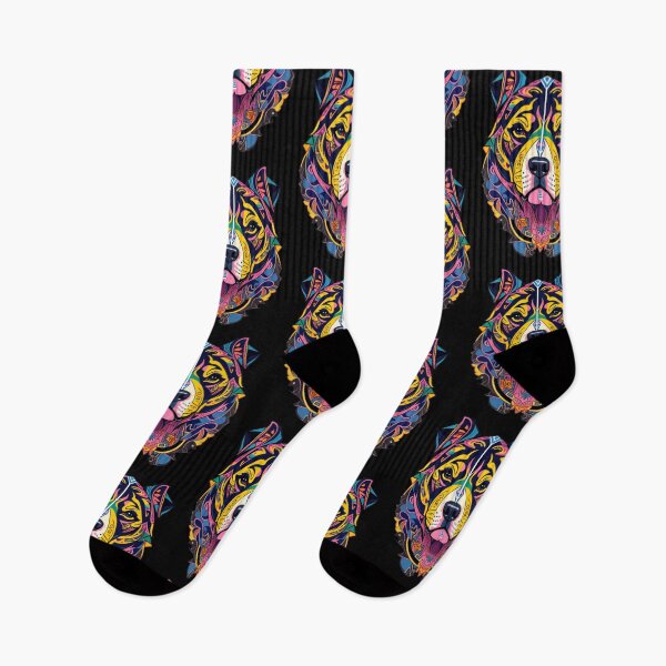Item preview, Geometric - Colorful - Abstract - Pitbull - Digital Art Design designed and sold by TheHappyK.