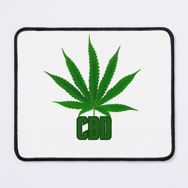 Item preview, A GREEN CANNABIS LEAF AND CBD. designed and sold by coffeeflavour.
