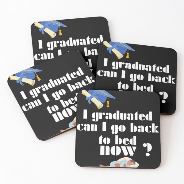 Item preview, I graduated can I go back to bed now ,funny graduated designed and sold by designreb.