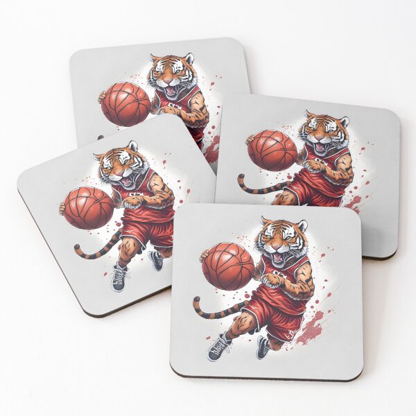Item preview, Roar on the Court: Tiger Playing Basketball T-Shirt designed and sold by The Animal Stuff.