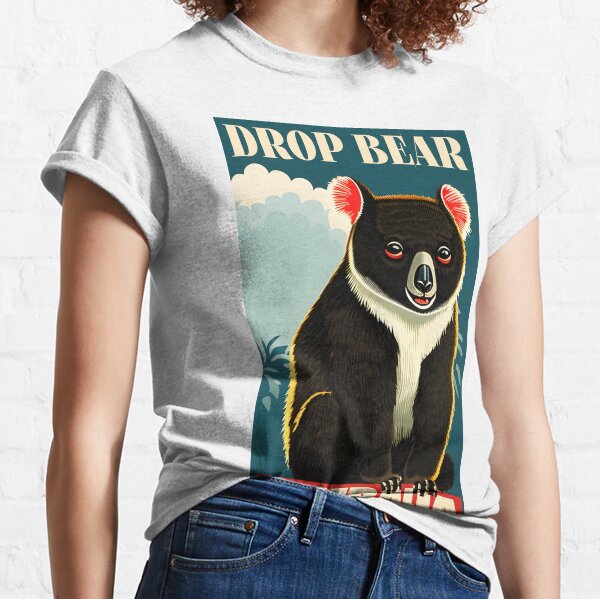 Grumpy Drop Bear – Wish Me Luck - Ian Coate Art
