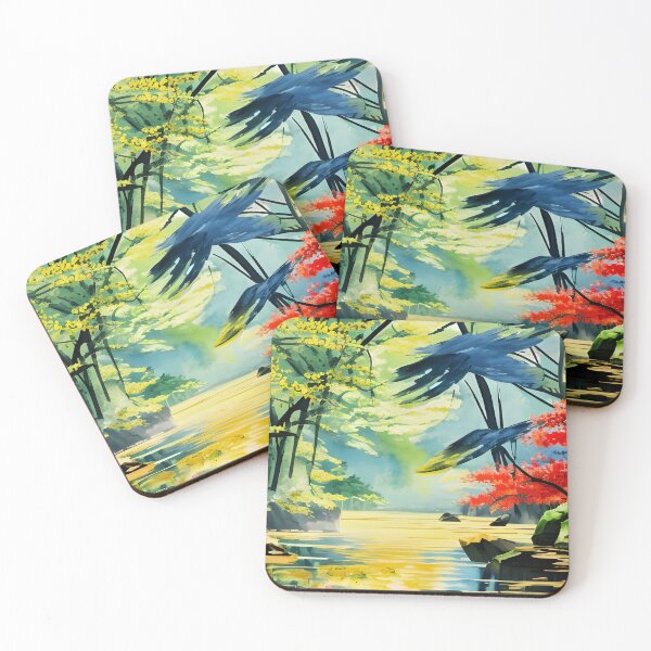 Item preview, Asian jungle landscape artwork designed and sold by brandway.