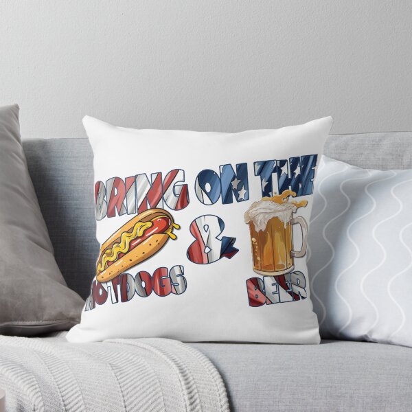 Artikelvorschau, Bringen Sie die Hotdogs und das Bier mit – lustiges patriotisches Shirt – 4. Juli entworfen und verkauft von Outdoor-Art.