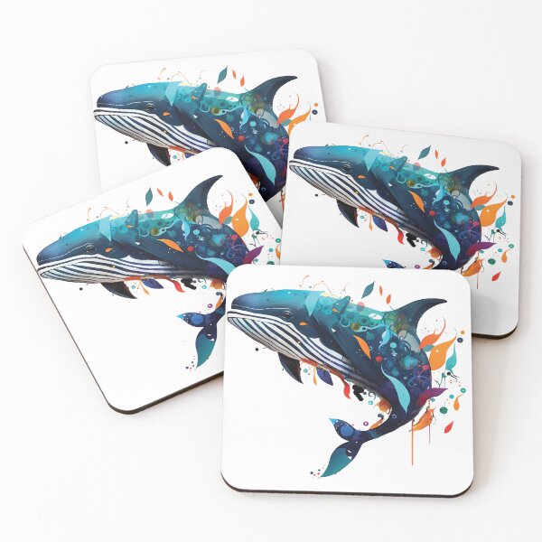 Item preview, Whales, Large Sea Animals designed and sold by MVDigitalArt.