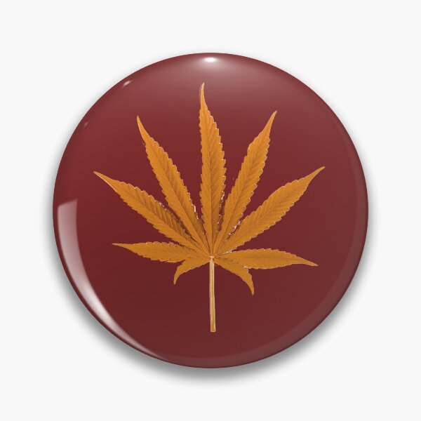 Item preview, AN ORANGE CANNABIS LEAF. designed and sold by coffeeflavour.