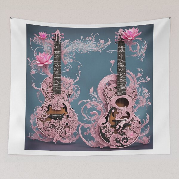 Item preview, The Enchanting Fusion: A Steampunk Guitar Adventure designed and sold by RedArtG09.