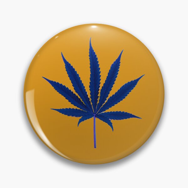 Item preview, A BLUE CANNABIS LEAF. designed and sold by coffeeflavour.