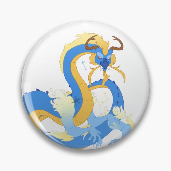 Item preview, The Azure Dragon of the East Sticker designed and sold by Winterpower98.