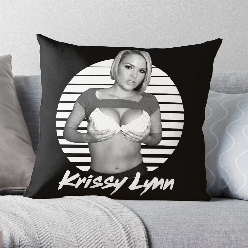 Krissy Lynn Throw Pillow for Sale by ayaynasmoo | Redbubble