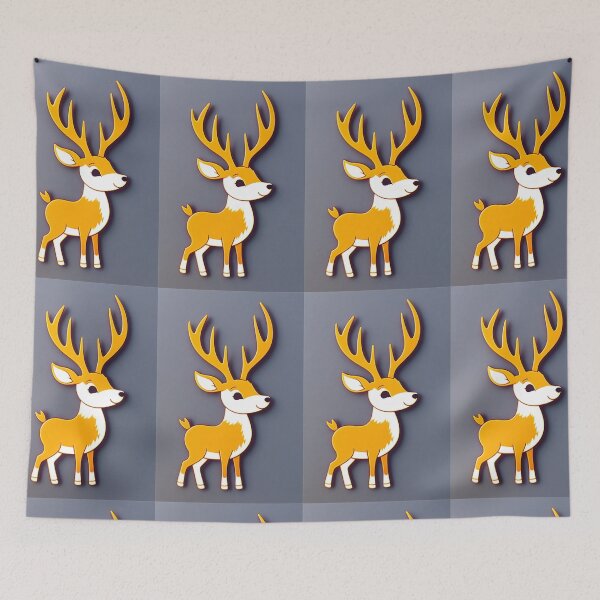 Item preview, cute cartoon deer  designed and sold by Anshu32.
