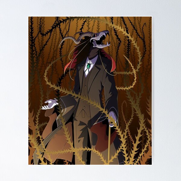 .com: The Ancient Magus Bride (Mahou Tsukai no Yome) Anime Fabric  Wall Scroll Poster (32x45) Inches: Posters & Prints