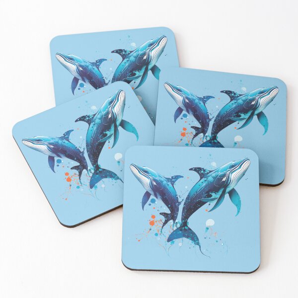Item preview, Whales, Large Sea Animals, Inspiring Creatures designed and sold by MVDigitalArt.