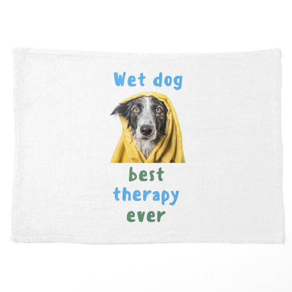 Wet best sale dog blanket