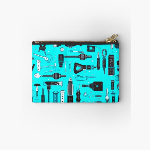 Item preview, Neon Blue Toolbox Digital Pattern designed and sold by zolarche.