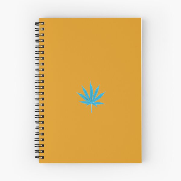 Item preview, A BABY BLUE CANNABIS LEAF. designed and sold by coffeeflavour.